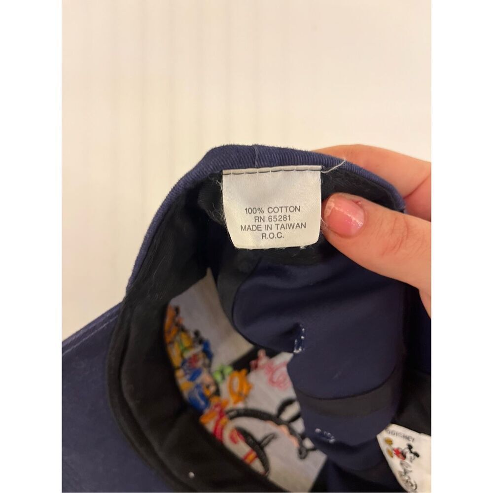 Walt Disney World Unisex Vintage Character Lettering Embroidered Baseball Cap Ha - Picture 3 of 8